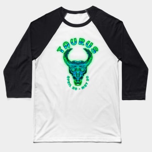 Taurus 8b Black Baseball T-Shirt